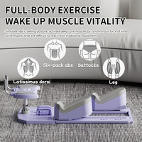 Appareil de fitness multifonctionnel pliable et réglable pour la maison, entraîneur de taille, machine de sport à roulettes, capacité 150 kg