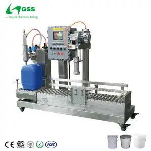 GSS-máquina de Llenado de líquidos químicos, 10-30L, fragancia de Perfume semiautomática, esencia de especias, ácido fosforico