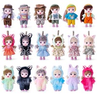 Nouvel ensemble de 6 poupées mignonnes pour filles, poupée en vinyle, poupée reborn, poupée bébé fille, poupée reborn en silicone, mini poupée pour filles