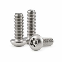 Sekrup Kepala Tombol Torx Keamanan Perangkat Elektronik M2-M12 A2-70 Baja Tahan Karat Mini Tersedia Dalam Stok