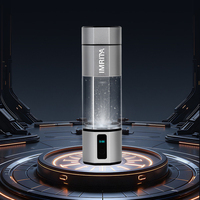 Gourde intelligente portable enrichie en H2, forme ergonomique, générateur d'H2 cellulaire, eau potable la plus pure pour un bien-être optimal
