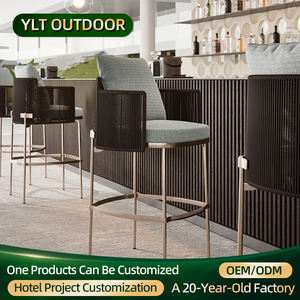 Chaise <span class=keywords><strong>de</strong></span> <span class=keywords><strong>bar</strong></span> nordique mobilier d'extérieur Patio Restaurant maison comptoir <span class=keywords><strong>de</strong></span> <span class=keywords><strong>bar</strong></span> chaises haute jambe PE <span class=keywords><strong>rotin</strong></span> jardin tabourets <span class=keywords><strong>de</strong></span> <span class=keywords><strong>bar</strong></span> fabricant - Product Image 1