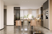 Rendering 3D Villa Mewah Modern Italia - Desain Interior Profesional, Dekorasi Ruang Tamu dan Kamar Tidur Villa