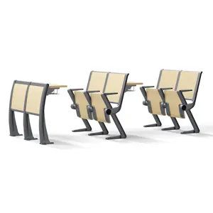 Ghế Học Sinh Bằng Gỗ Viết Tablet Gấp Người Lớn Bàn Học Ghế Bài Giảng Hội Trường Bàn Và Ghế - Product Image 1