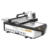 Imprimante à plat UV DTF QinyuNew Modèle 2026 A1 avec tête d'impression XP600, imprimante à jet d'encre flexible entièrement automatique pour étiquettes et cartes, haute vitesse