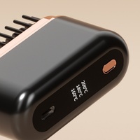 Nuevo Cepillo Alisador Inalámbrico PTC, Plancha de Pelo de Doble Uso, Mini Plancha Portátil