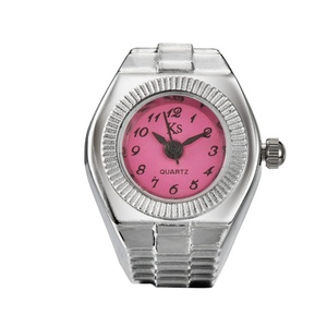Reloj de Anillo al por Mayor con Caja de Aleación, Correa Elástica, Mini Reloj de Cuarzo, Personalizable con Logotipo para Parejas - Product Image 5