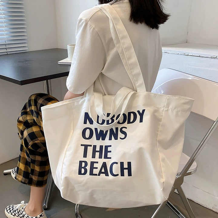 High Quality Promotional Large Eco Handbag For Women With Custom