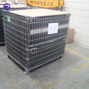 <span class=keywords><strong>PET</strong></span>プレフォーム用倉庫亜鉛メッキ溶接PPシートワイヤーメッシュ折りたたみ式スタッカーコンテナ - Product Image 6