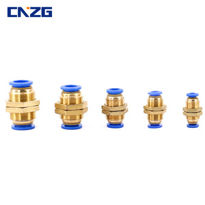 Conector Neumático de Latón con Rosca Externa, Conector Rápido de Cobre 8-02, Conector Rápido Recto 10-02, Accesorio para Tubería de Aire 12-04 - Product Image 2