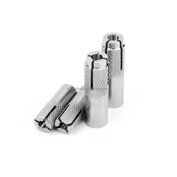 Ancre à expansion forcée interne robuste en acier inoxydable, zinguée brillant, revêtement TiCN, M6-M20 pour la construction