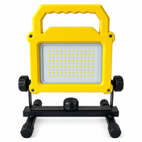 Lampe de travail LED 30W IP65 étanche à intensité variable, blanc froid - Portable, rechargeable, DC6V, atelier, camping, jardin, aménagement paysager, construction