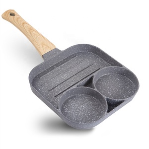 2/4ถ้วยไม่ติด Maifan หินเคลือบอลูมิเนียมไข่ทอดกระทะสเต็กไส้กรอกกระทะ - Product Image 2