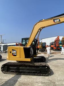 Excavatrice CAT 310 jaune, équipement de construction d'occasion avec godet de terrassement, 10 tonnes - Product Image 6