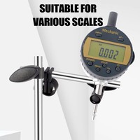 Support magnétique à double tige avec force de maintien de 60 kg, support d'indicateur à cadran avec réglage fin pour tour, fraiseuse, CNC