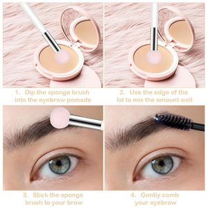 Éponge de maquillage en forme de champignon pour le visage, les paupières, le nez, applicateur de fond de teint et anticernes, <span class=keywords><strong>pinceau</strong></span> à fard à paupières - Product Image 3