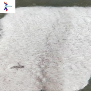 Len Melton Áo Khoác Mùa Đông Vải Chất Lượng Cao Looped Thiết Kế Dày Polyester Len/Polyester Dệt 57/58 "Tiêu Chuẩn 100 - Product Image 4