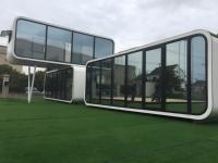 Apple Cabine Préfabriquée Mini Maison 20 pieds 40 pieds Conteneur D'expédition En Acier Bois Construction Villa En Plein Air Hôtel Bureau À Domicile-Durable