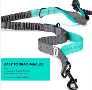 Ultima Guinzaglio per Cani con Doppia Impugnatura Imbottita, Tasca con Cerniera, Sgancio Rapido, Resistente per Passeggiate, Corsa, Addestramento, Comoda Borsa da Cintura - Product Image 4