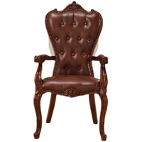 Chaise de salle à manger de style européen, moderne et minimaliste, en bois massif, dossier blanc, tabouret de manucure, chaise de salle à manger, hôtel, maison