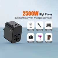 Worldplug International Adaptateur Chargeur Charge Rapide Prise Électrique Adaptateur De Voyage Universel Avec 3c2a