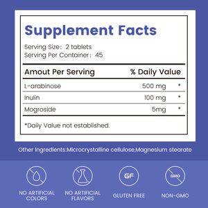 Ytbio L-Arabinoxylol-Tabletten Nahrungsergänzungsmittel zur Zuckerregulierung und Unterstützung der Stoffwechselgesundheit - Product Image 5