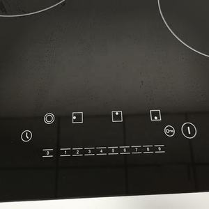 Manufacturer's 3-Zone Vitroceramique Black Glass Panel Electric Hob Built-In Ceramic Cooktop - Product Image 4