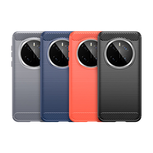 Sang Trọng Chống Sốc Mềm TPU Sợi Carbon Bảo Vệ Cover Quay Lại Trường Hợp Đối Với Huawei Honor Ma Thuật 7 Pro Điện Thoại Di Động Trường Hợp - Product Image 1