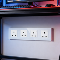 Interrupteur intelligent vocal pour usage domestique, 1 canal, 220V, norme européenne, 16A, contrôle de l'éclairage familial quotidien