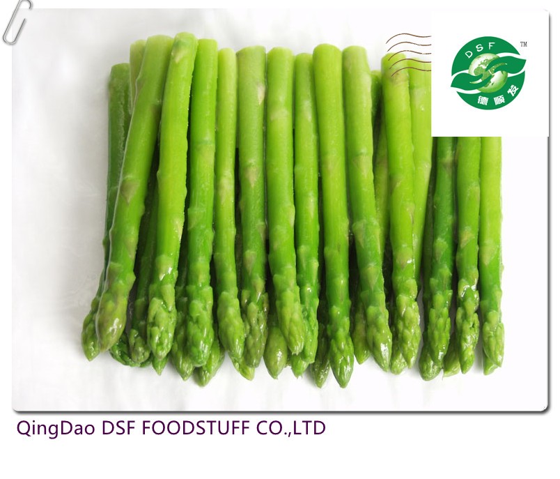 HACCP IQF овощи зеленые, полезные и питательные вкусные консервированные спаржи, спаржа бекон мясо Замороженная спаржа