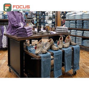 Latest Design Brand Store Lockable Retail Shelving Shop Fitting Service Clothing Store - Product Image 5