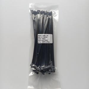 رباط كابلات نايلون 66 ذاتي القفل 4×200 مم، <span class=keywords><strong>3</strong></span>.6 مم × 200 مم، مقاوم للأشعة فوق البنفسجية، عالي الجودة للاستخدام الصناعي والكهربائي، طول 7.9 بوصة - Product Image 3