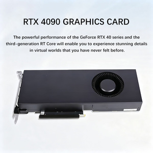 NV GeForce RTX 4090 24GB PCIe กราฟิกการ์ดเล่นเกม21.0Gbps GDDR6วิดีโอเดสก์ท็อปเวิร์กสเตชันพัดลมระบายความร้อนการเรียนรู้เชิงลึกสำหรับการเล่นเกม - Product Image 2