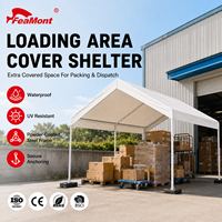 Abri de stockage haute capacité FEAMONT, abri pour équipement toutes saisons, tente de stockage industrielle imperméable pour le transport de marchandises