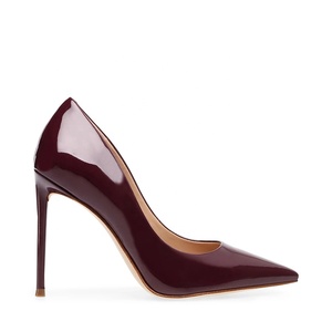 Classic Brown Style High Heels <strong>Patent</strong> Leather High Quality Pumps <strong>Shoes</strong> <strong>Ladies</strong> Dress <strong>Shoes</strong> Matching Women Bags - Product Image 2