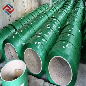 Banda de flejado <span class=keywords><strong>verde</strong></span> de precio de fábrica de alta resistencia para embalaje flejado de PET de 16mm - Product Image 6