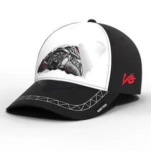 Wholesale Custom Embroidery Heat Transfer printed Curved Brim Metal Buckle 6 Panel Sports Men Women Baseball Cap