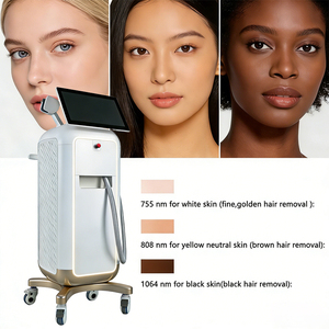 Clinic Use 4 Waves 808nm Diode Laser Hair Remover <b>Ice</b> Cooling Painless Whole Body Hair Removal Beauty <b>Machine</b> - Product Image 4