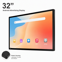 Vente directe usine – Affichage numérique Android sur pied en plastique ultra-fin de 32 pouces pour magasin de détail intérieur