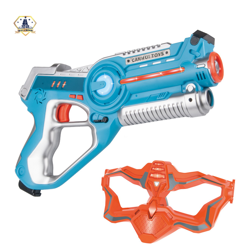 2019 набор лазерных бирок для боевых игр, два случайных игрушки, цветной пистолет для детей