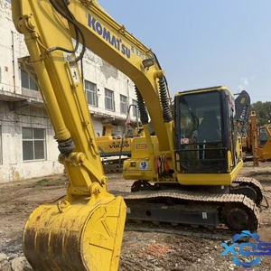 Mini-excavatrice sur chenilles Komatsu PC130 d'occasion, d'origine japonaise, 13 tonnes, avec boîte de vitesses, PLC et pompe hydraulique, pour travaux municipaux et urbains - Product Image 3