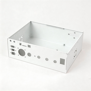 Boîtier électronique en tôle sur mesure, revêtement poudré, boîtier d'équipement de contrôle d'instruments métalliques - Product Image 4