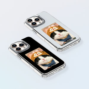 Aimy: شاشة حبر إلكتروني ذكية NFC غطاء محمول مصمم جديد متوافق مع iPhone 15 Pro Max 14 12 Promax DIY - Product Image 1