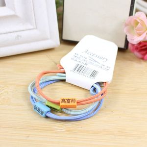 Hair Ties Mixed Colors <b>Braided</b> With Text Labels High Elasticity Casual Headdress <b>Accessory</b> - Product Image 2