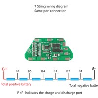 BMS 5S de haute qualité à bas prix pour perceuse, BMS de batterie au lithium 7S 5A 10A avec équilibrage pour pack de batteries 18650 de lampe solaire LED