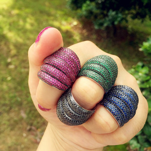 Đá Quý HQ Đá Quý Rời Chịu Nhiệt Độ Cao Đá Ngọc Lục Bảo Nano Xanh Tổng Hợp Giá 0.9-3Mm - Product Image 4