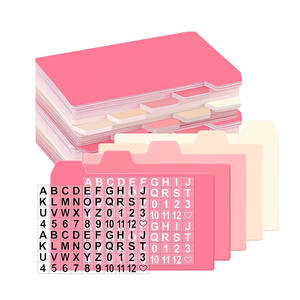 Cartes d'index lignées colorées avec anneaux Cartes flash avec support Cartes de notes vierges <span class=keywords><strong>pour</strong></span> les affaires de bureau d'étude scolaire - Product Image 5