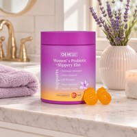 Gummies Probiotiques d'Orme Rouge pour Femmes en Gros pour l'Équilibre du pH et le Soutien de la Flore Vaginale – Complément Santé OEM Marque Privée