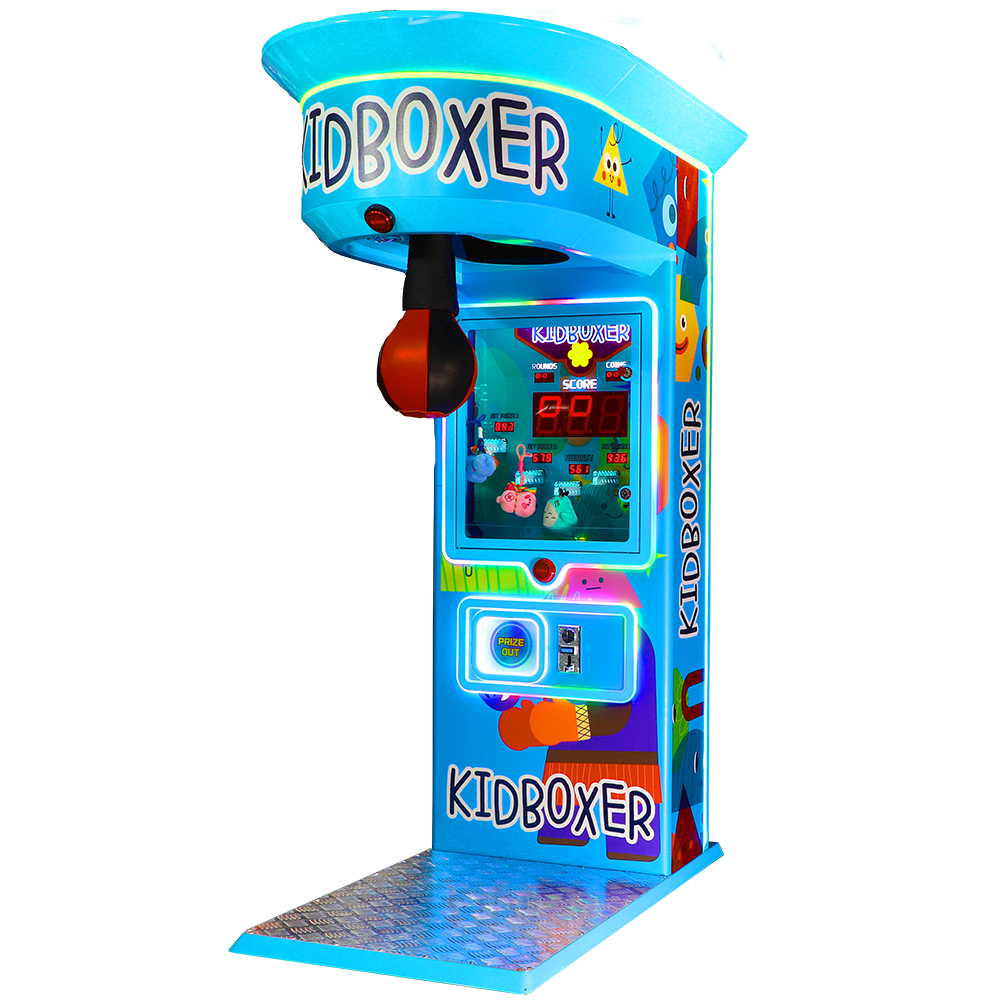 Blue kids gift boxing machine