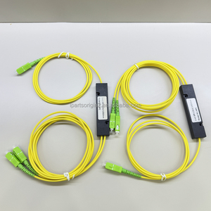 สายเคเบิลสื่อสาร LSZH สายไฟเบอร์ออปติกแบบโหมดเดียว ความยาว 1 เมตร SC/APC 1x2 กล่องแยกสัญญาณ ABS สำหรับใช้งานภายในอาคาร CATV - Product Image 5